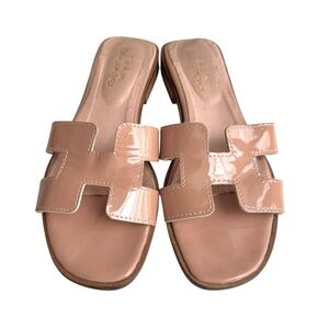 Patent Nude Sandals Oran Style by Galerie Birkemeyer